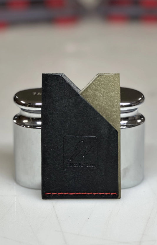 JB Designs Minimalist Wallet - Series 001 (Black/Grey)