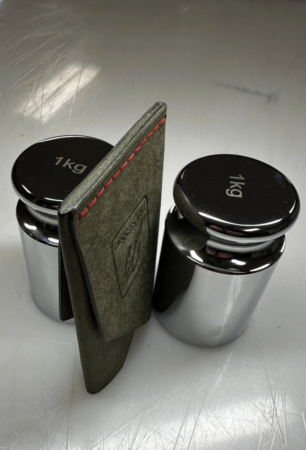 JB Designs Minimalist Wallet - Series 001 (Grey/Green)